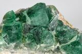 Green, Fluorescent, Cubic Fluorite Crystals - Madagascar #183899-2